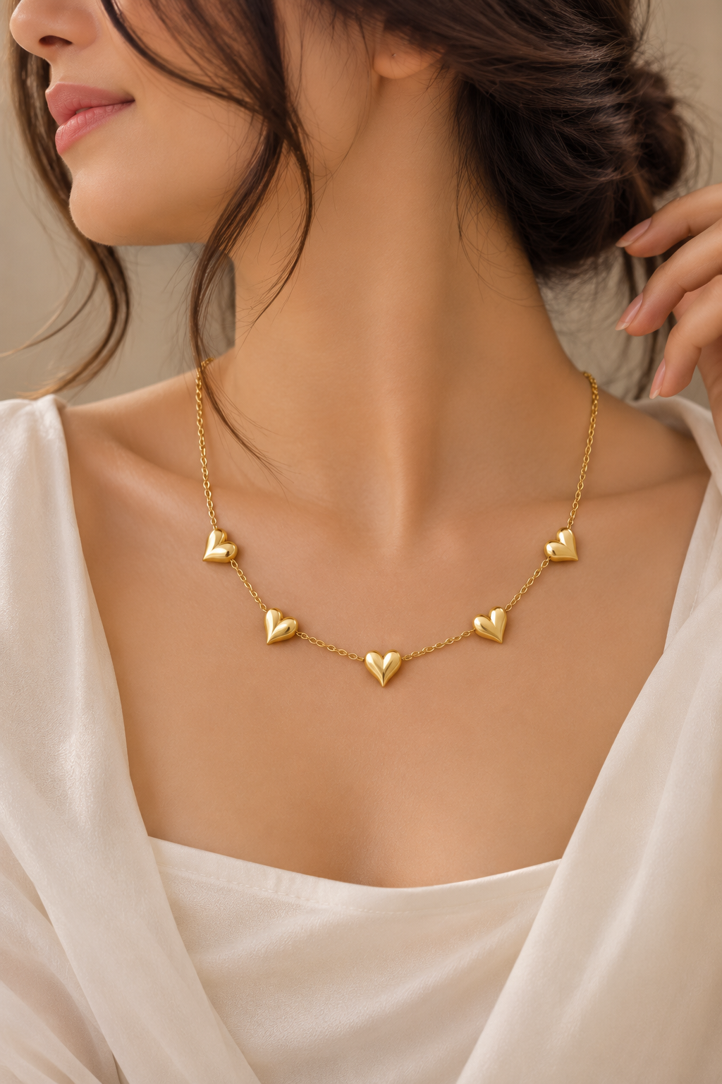 Heart Pendant Necklace for Women