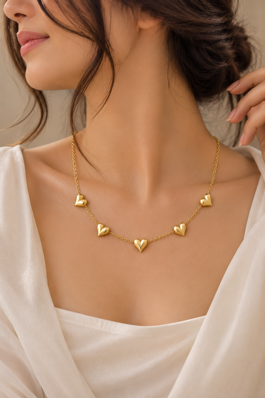 Heart Pendant Necklace for Women