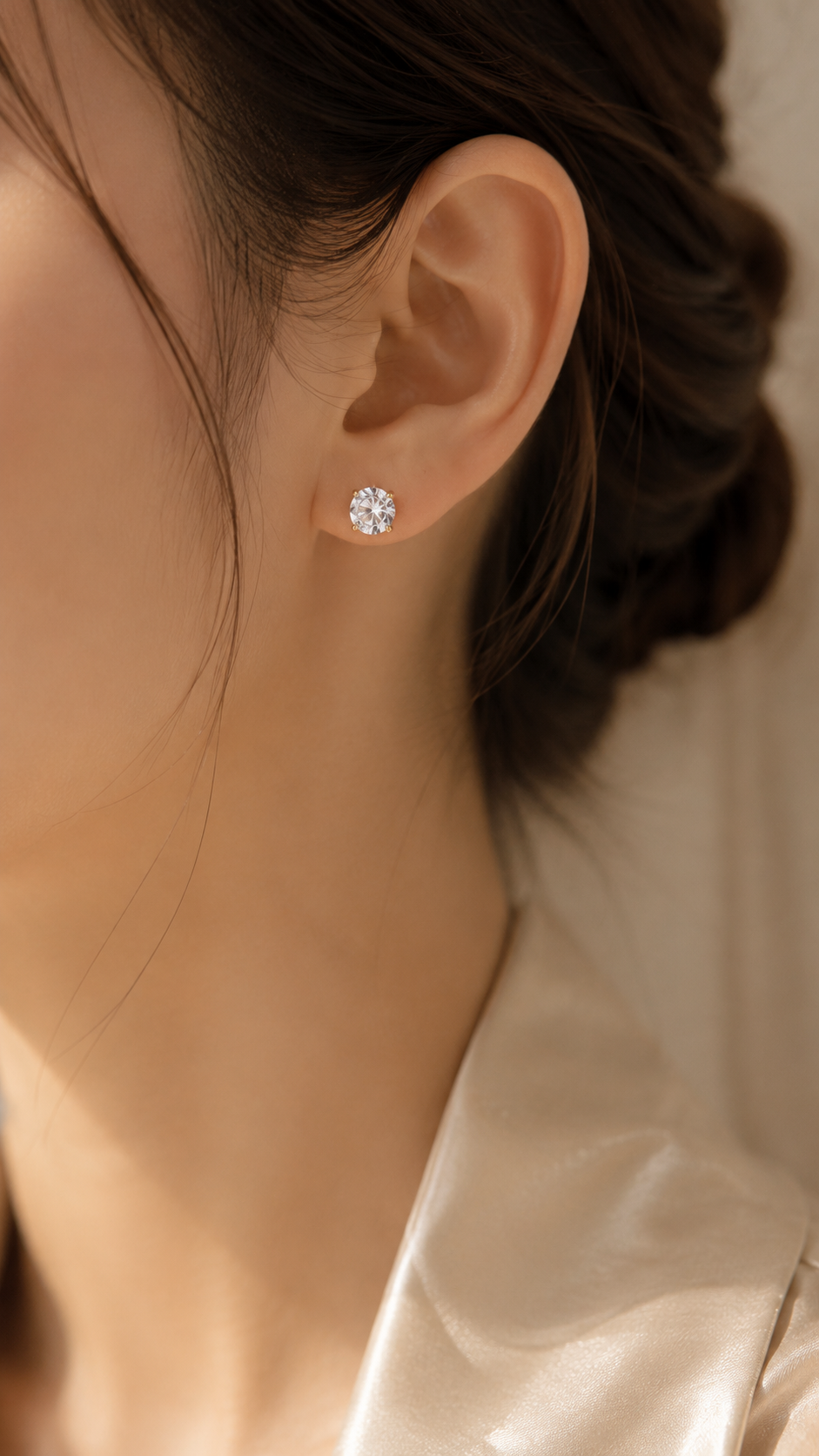 Round Crystal  Earrings for Women