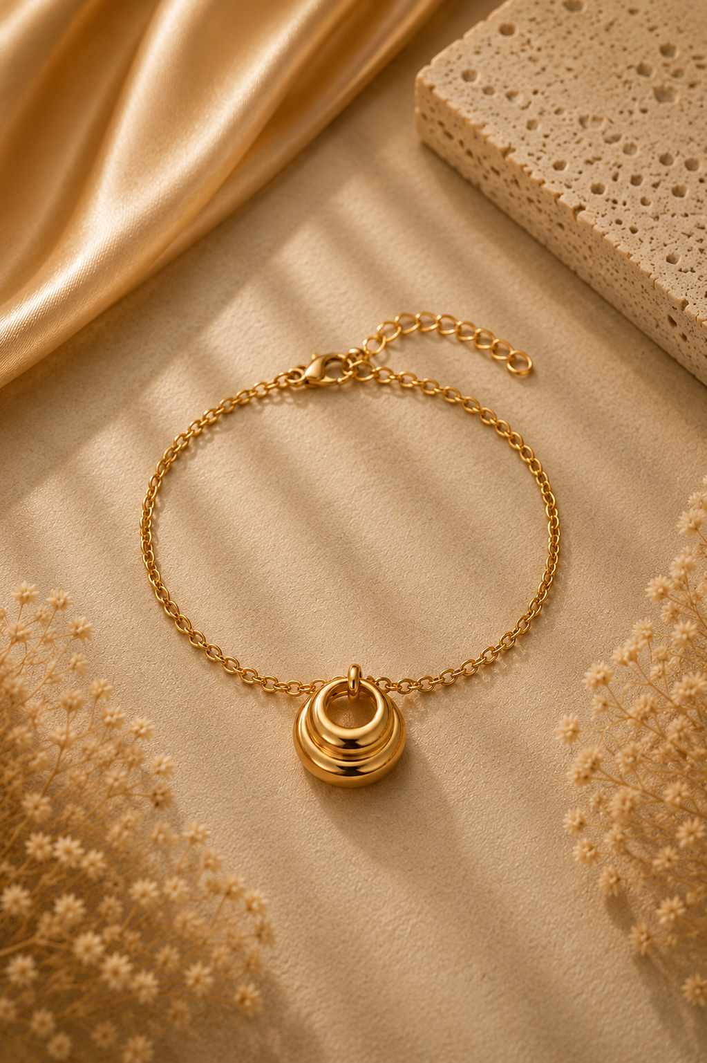 Round Pendant Bracelet for Women