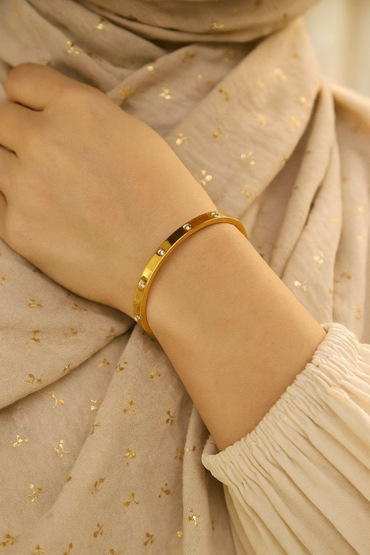 Crystal Bangle Bracelet for Women