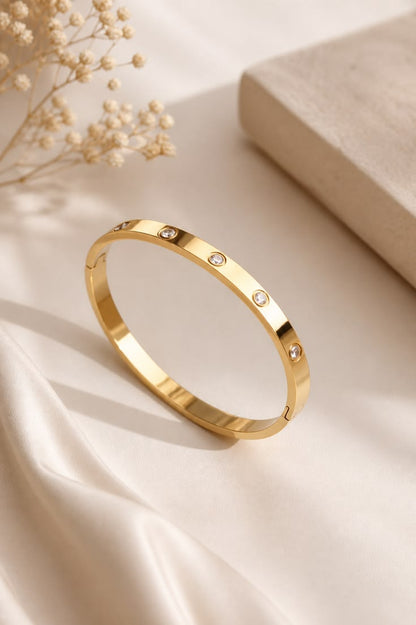 Crystal Bangle Bracelet for Women